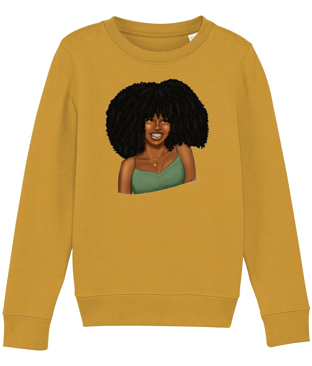 Afro Glow Sweatshirt (Kids) - Violet Simon